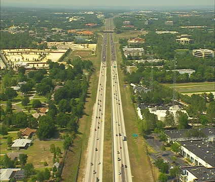 Aerial Interstate 4 in Central Florida 01 Stock Footage 22981209