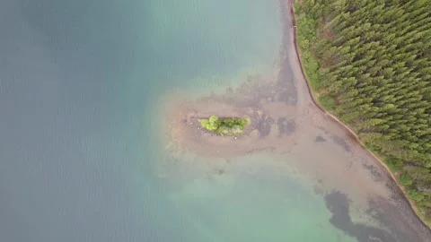 Aerial island Video stock 307140631