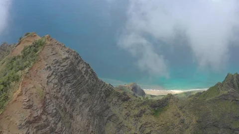 Aerial of Kauai, Hawaii Vidéo 96047053
