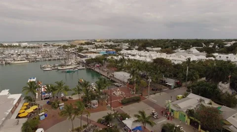 Aerial Key West Florida Stock Footage 60183019