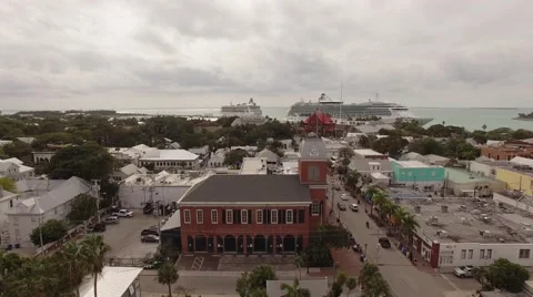 Aerial Key West Florida Stock Footage 60185250