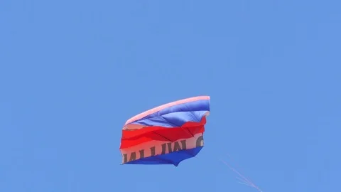 Aerial Kite Batman in The Sky Stock Footage 127192514