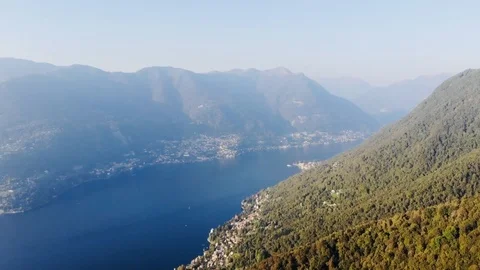 Aerial Lake como Stock Footage 122368009