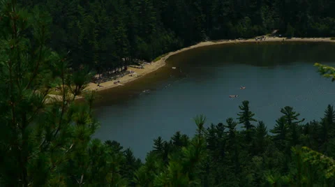 Aerial Lake Video stock 26608655