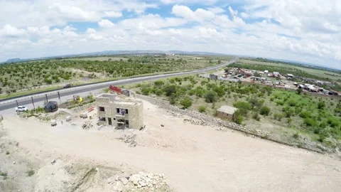 Aerial landscape building Vidéo 237976326