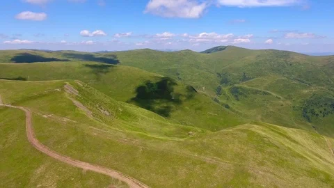Aerial landscape of mountains Stock Footage 79029657