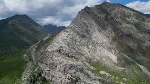 Aerial Landscape in the Mountains Stock Footage 266283848