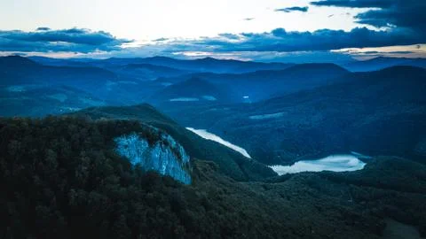 Aerial landscape Stock-Fotos