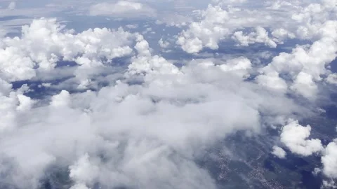Aerial Landscape View From Airplane Window Over Lampung Sumatra Indonesia Stock Footage 340485447