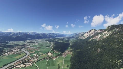 Aerial Langkampfen. Austria 库存影片 329453302