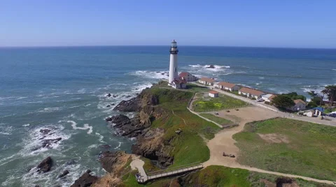 Aerial Lighthouse 4K Stock Footage 48269309