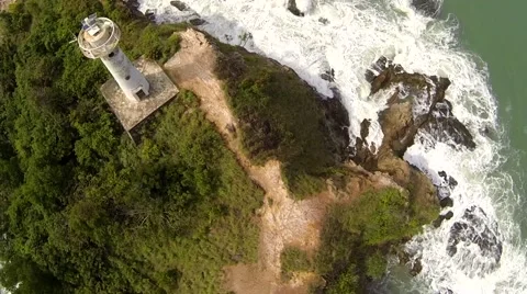 Aerial Lighthouse Stock Footage 47261662