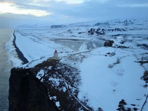 Aerial lighthouse Stock Footage 75602610