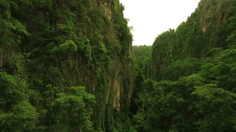 Aerial Limestone Mountain Karst Stock Footage 66204860
