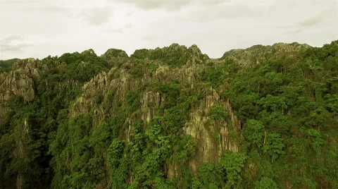 Aerial Limestone Mountain Karst 스톡 동영상 66207160