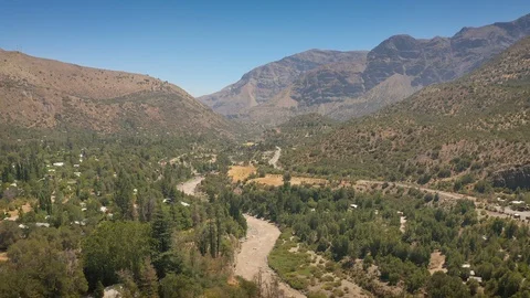 Aerial MAIPO CHILE Stock Footage 104646342