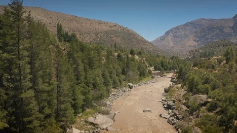 Aerial MAIPO CHILE Stock Footage 104646444