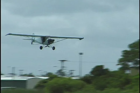 Aerial Maneuver of Plane Taking-off Stock Footage 160155