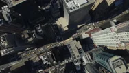Aerial Of Manhattan Skyline In New York City Stock Footage