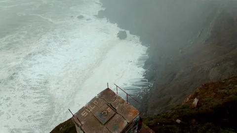 Aerial of Marin Headlands Cliffs Stock Footage 168502903