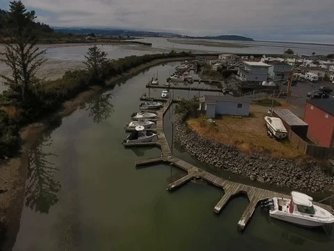 Aerial Marina Stockbeeldmateriaal 80531661