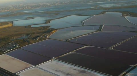 Aerial of Marshes Stockbeeldmateriaal 39107988
