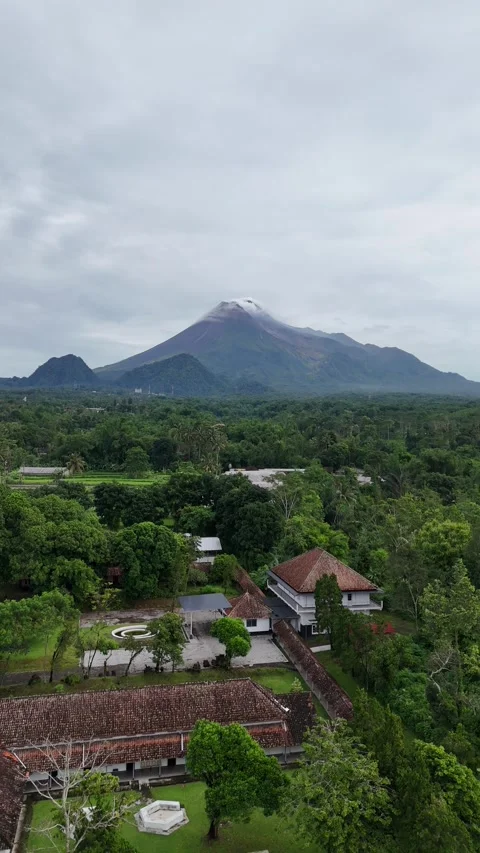 Aerial Merapi Jogja Stock-Footage 310033896