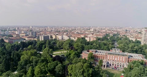AERIAL MILAN Stock Footage 128978290