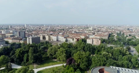 AERIAL MILAN Stock Footage 128983090