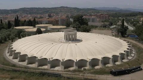 Aerial Mina sideways Video stock 99454772