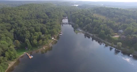 AERIAL MINDEN RAPIDS Video stock 54568147