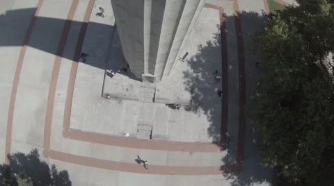 Aerial of monument 스톡 동영상 39743091