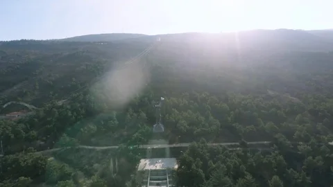 Aerial of a monument Stock Footage 101380551