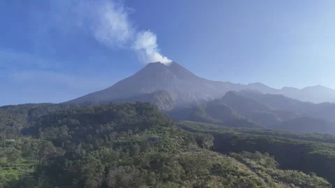 Aerial Mount Merapi 動画素材 280909025