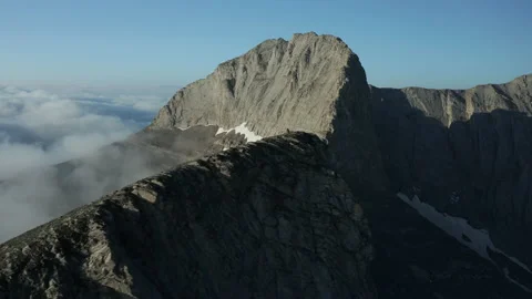 Aerial of Mount Olympus in Greece Vidéo 150056774
