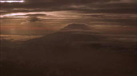 Aerial, Mount Rainier, Mountains Stock Footage 25488958