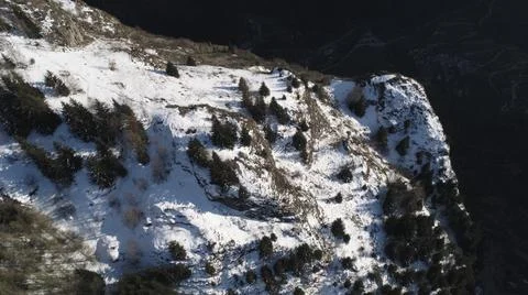 Aerial Mountain edge Stock Photos