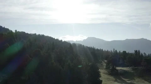 Aerial Mountain Video stock 201407002