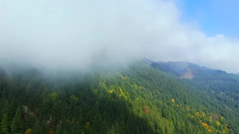 Aerial  Of  Mountain Stock Footage 297881862