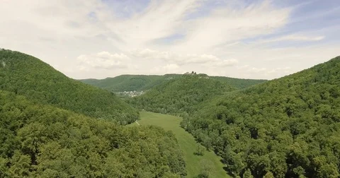 Aerial Mountain Landscape Stock Footage 76153250