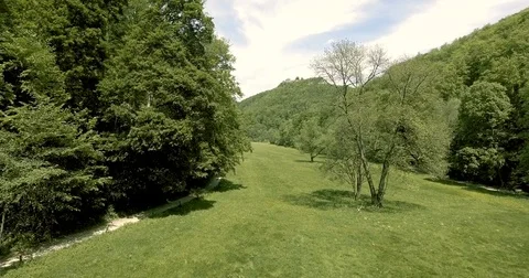 Aerial Mountain Landscape Stock Footage 76180903