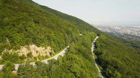 Aerial Mountain Landscape Video stock 77635260