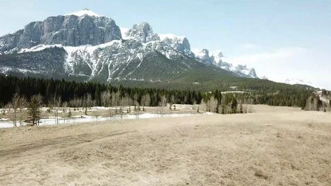 Aerial Mountain Landscape Stock Footage 89455689