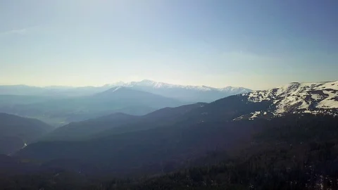 Aerial mountain landscape Stock Footage 116673818
