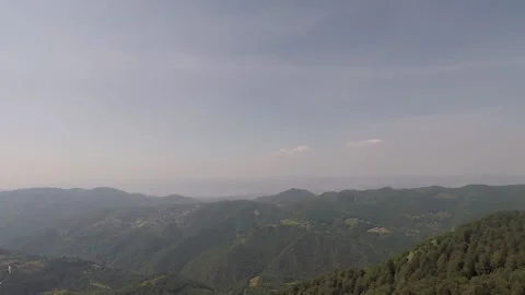 Aerial mountain landscape Stock Footage 196468390