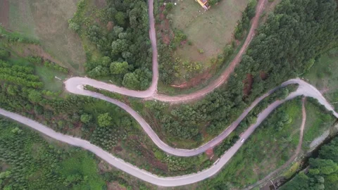 Aerial mountain road Video stock 201629200