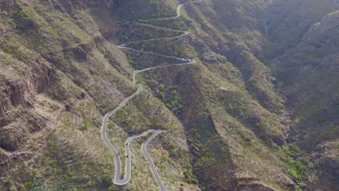 Aerial mountain road 库存影片 320169167