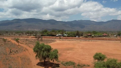 Aerial Mountain view in Kenya Video stock 287987658