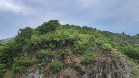 Aerial mountains close up Stock Footage 198371063