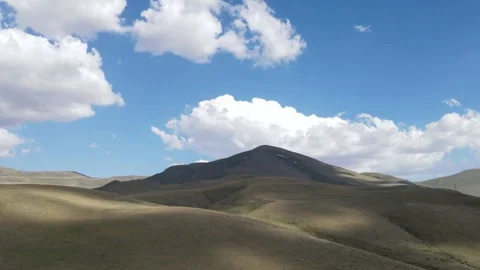 Aerial mountains clouds time lapse Stock-Footage 240740382